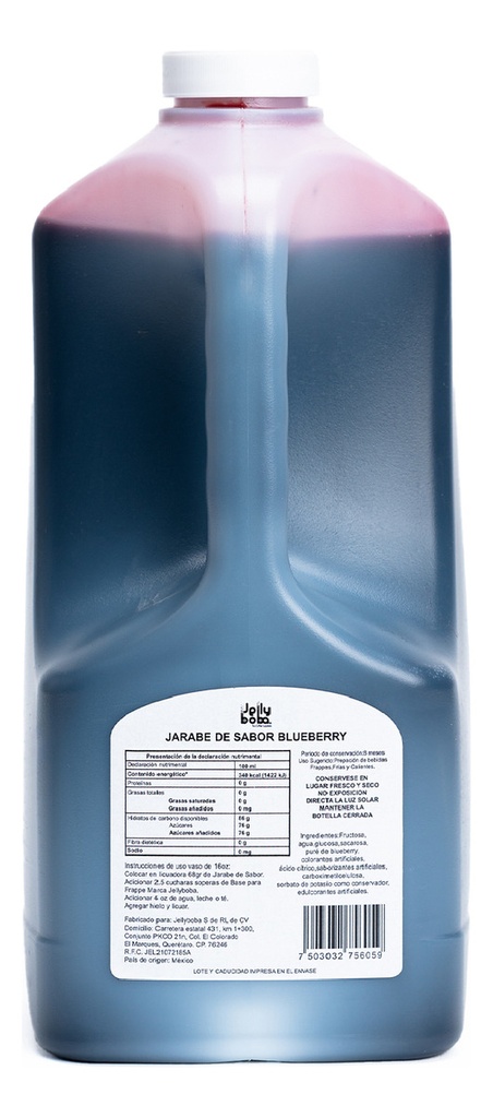 Bubbletea Jarabe Blueberry Jellyboba 1.8lt