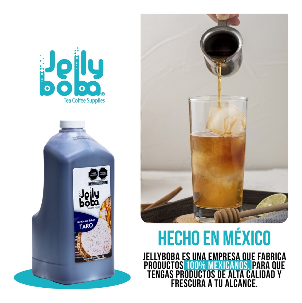 Bubbletea Jarabe Taro Jellyboba 1.8lt