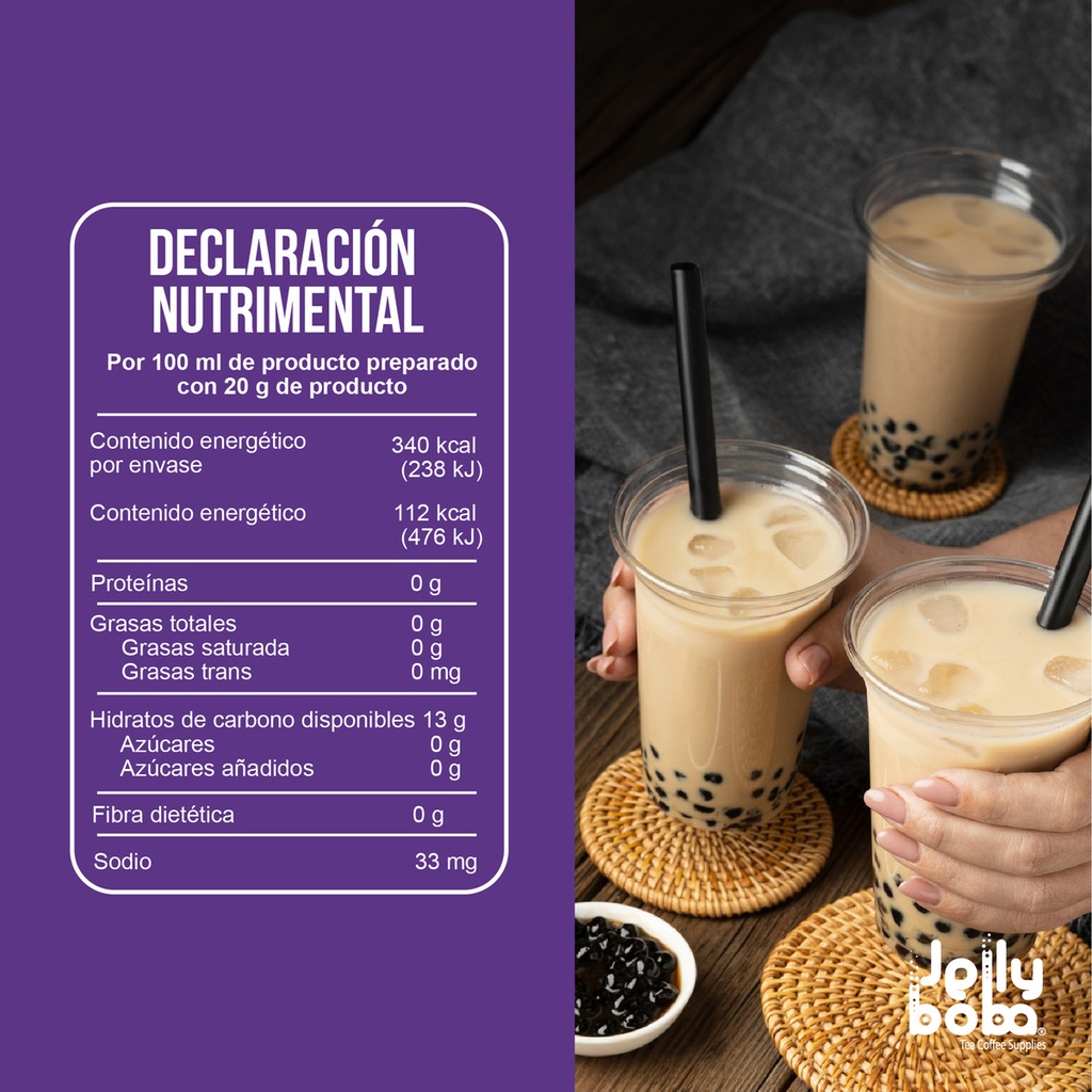 Perlas De Tapioca Negra Jellyboba Caja 16.2kg