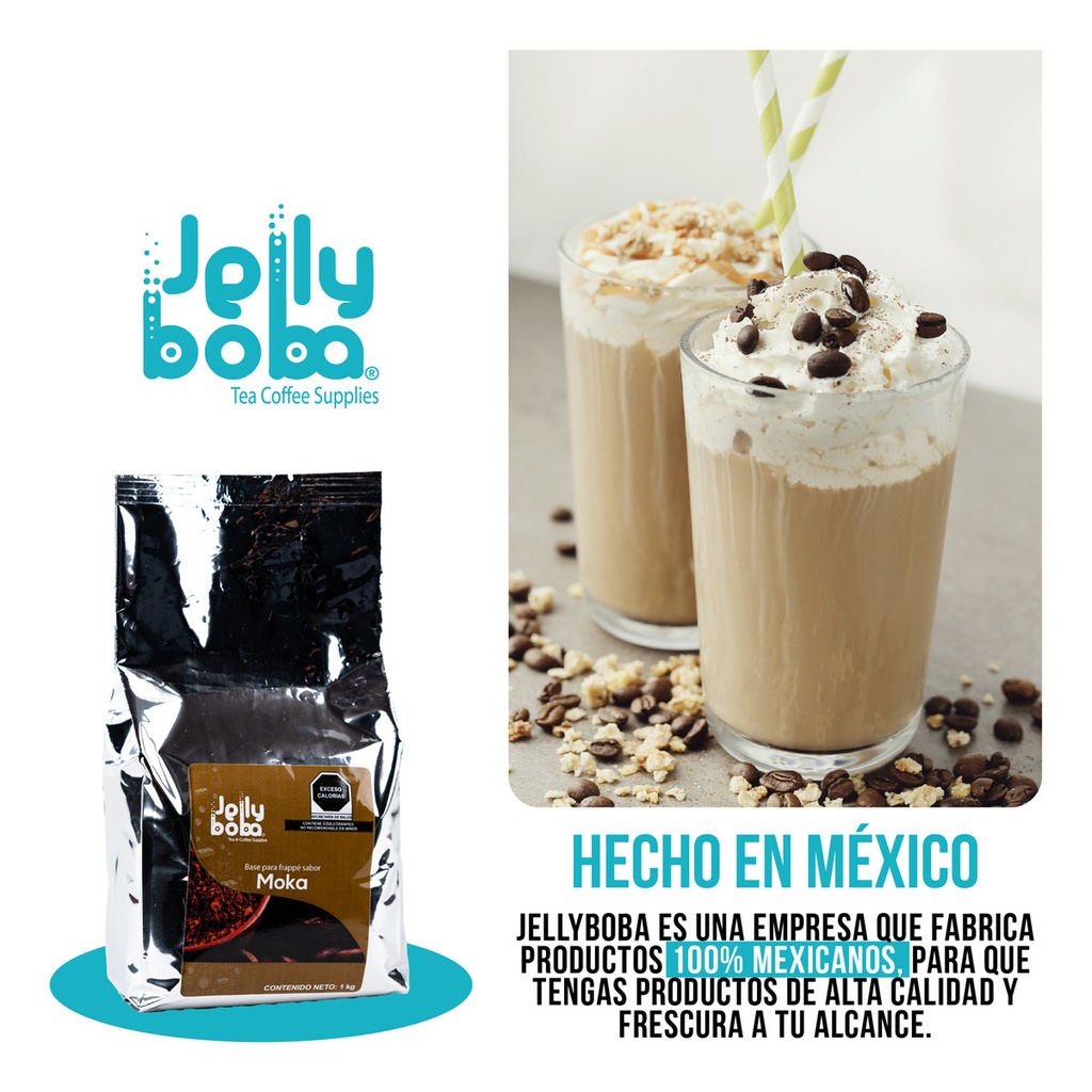 Moka En Polvo Jellyboba Caja 6pz De 1kg