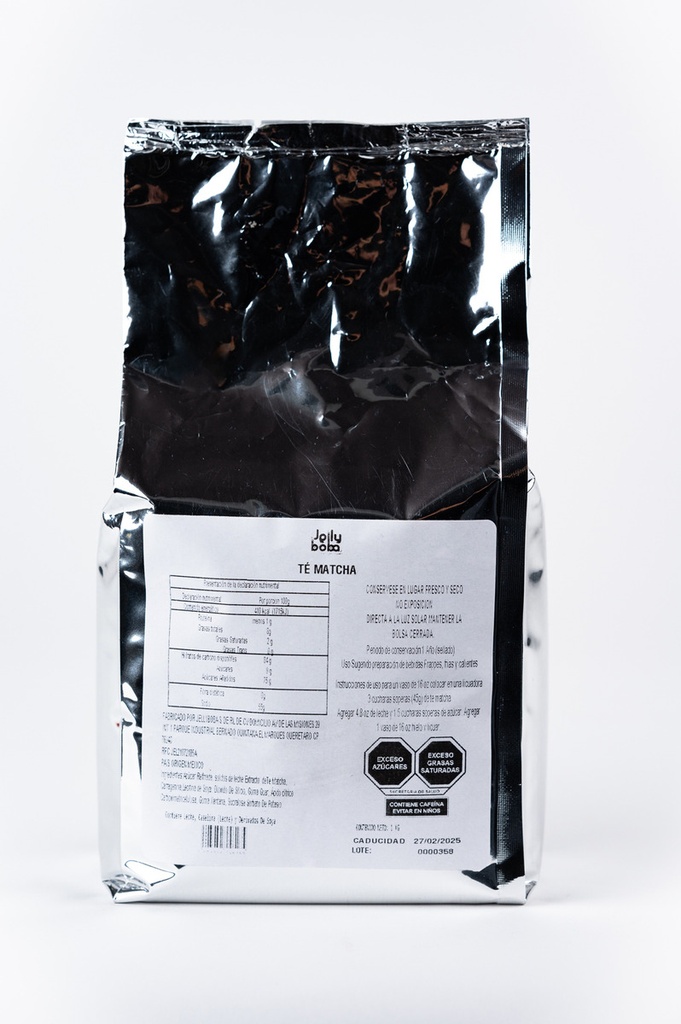 Te Matcha En Polvo Jellyboba 1kg Bolsa