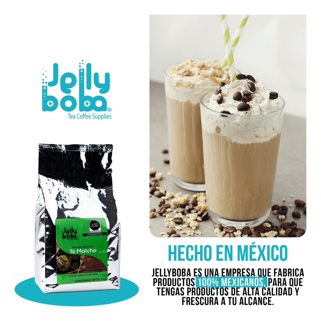 Te Matcha En Polvo Jellyboba Caja 6pz De 1kg