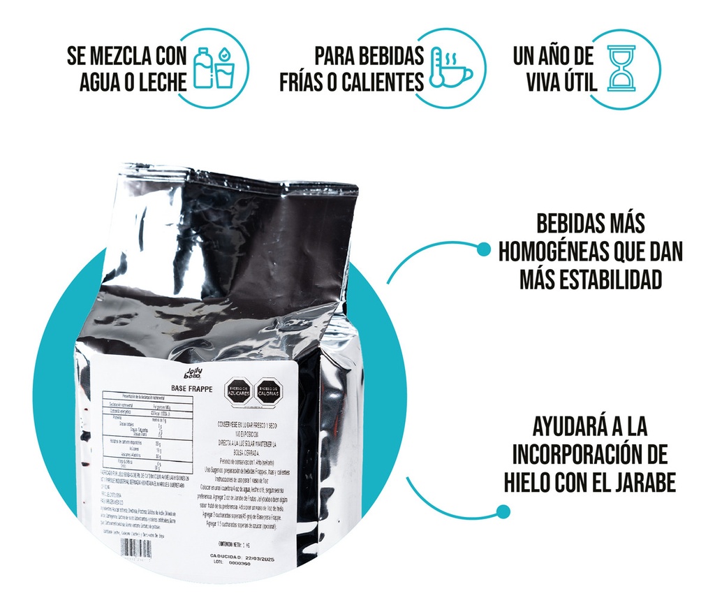 Base Para Frappe Jellyboba 1kg/bolsa
