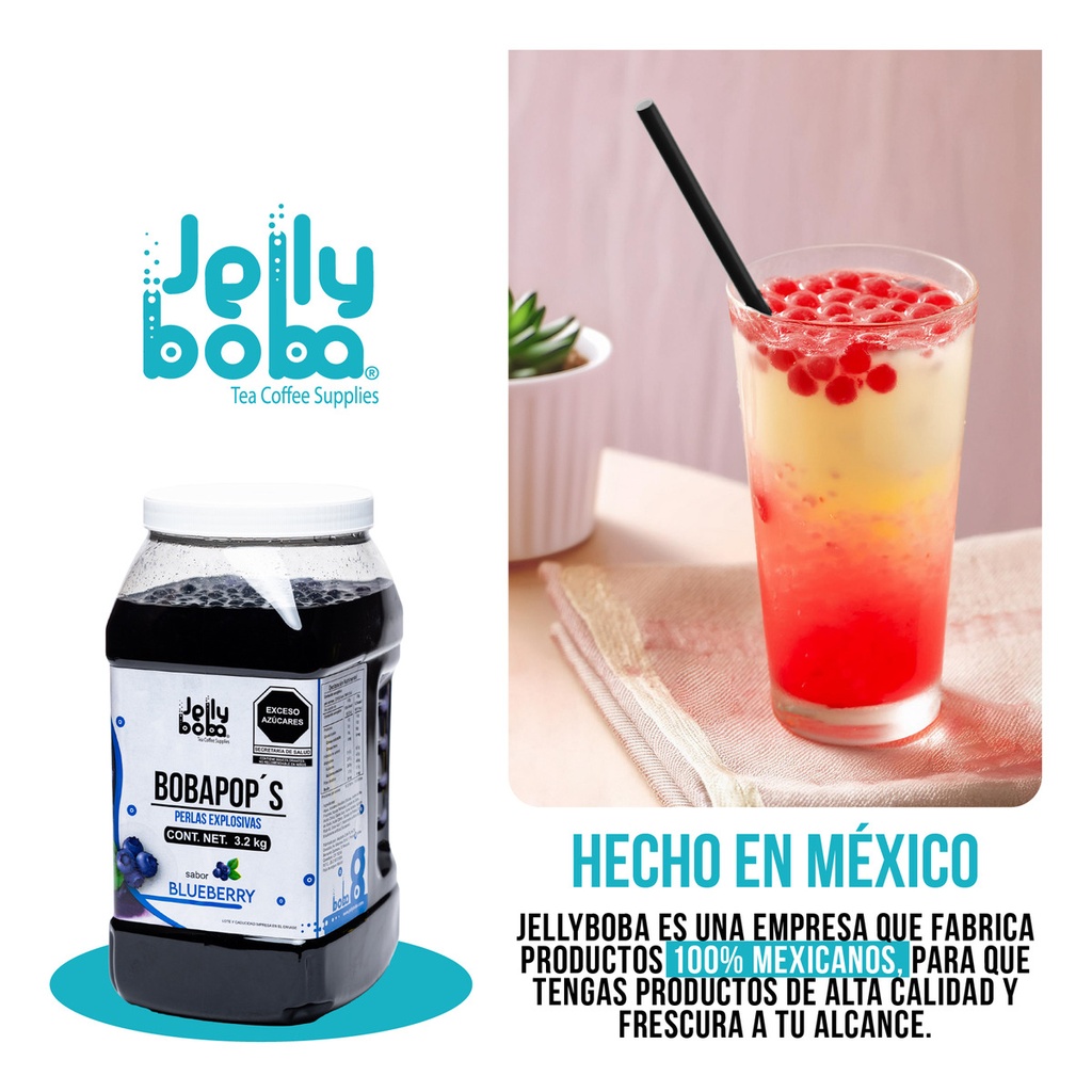 Bobapop´s De Blueberry Jellyboba 3.2kg-perlas Explosivas