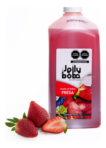 Jarabe De Fresa Caja 4 pza 1.8Lt/Bidon