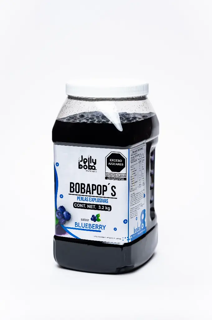 Perlas Explosivas Blueberry Caja 4 pza 3.2Kg/Bote