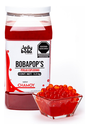 Perlas Explosivas Chamoy Caja 4 pza 3.2Kg/Bote