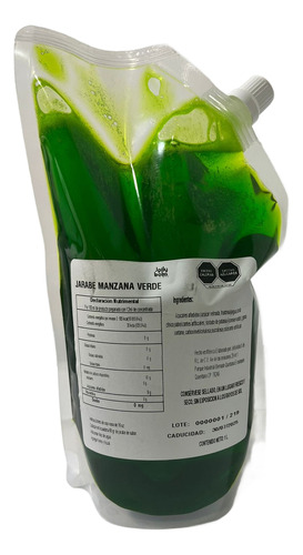 [JARC06] Jarabe De Manzana Caja 4 pza 1L/Bolsa Pouch