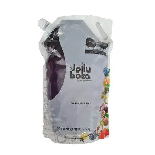 Jarabe De Te Negro Durazno Caja 4 pza 1L/Bolsa Pouch
